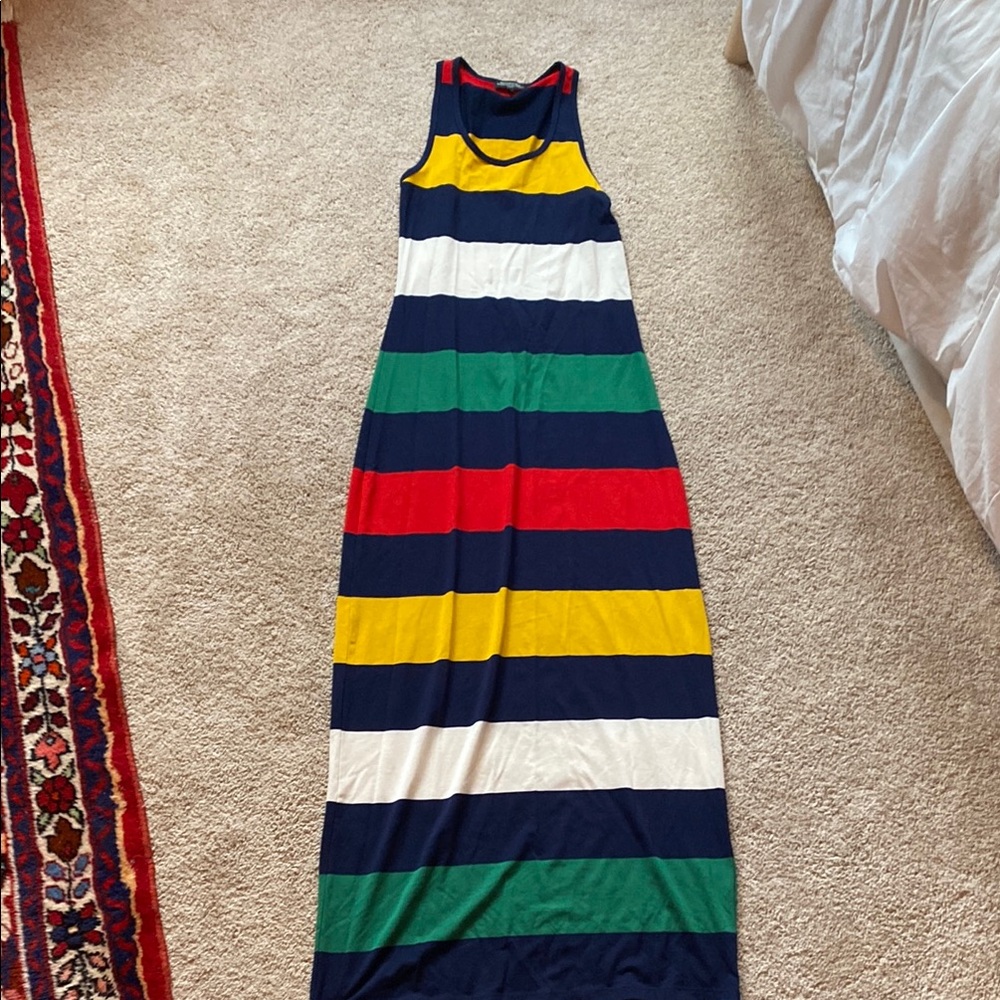 HBC stripes maxi tank dress